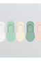 Esvab • Modern & Distinctive Women's Plain Ballerina Socks 5-Pack - 3