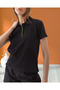 Women's Regular Fit Cotton Basic Polo Neck T-Shirt - 4