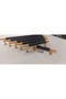 Emi̇r 1 Ad.Black-Gold 320 mm Metal Screw Handle Cabinet, Dresser, Unit, Bedside Table, Kitchen Cabinet, Cloakroom - 7