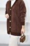 41010 - Stylish Comfortable Buttoned Soft Women's Knitwear Long Cardigan - 4