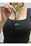 Natural Stone Women's Necklace 28 cm - 3