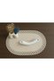 Natural Jute, Patterned, Cream-Colored Wicker, American Style, Table, Coffee Table Cover Runner. 30X70 - 3