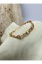 Xuping Bracelet Steel Oval Zircon Stone Non-Tarnish Anti-Allergic Rose Gold Color - 2