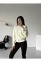 New Season Button Detailed Textured Women's Knitwear Cardigan 52121007