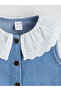 Esvab • Modern & Distinctive Bebe Roba Collar Girls' Jean Dress - 5