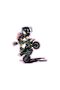 Single Wheel Motor Prime Quality Auto Sticker Embossed 7.2X7.6 cm