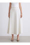 Esvab • Modern & Distinctive Textured Flared Skirt with Zipper at the Waist - 4