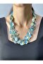 Stone Design Women's Necklace 25 cm - 2