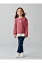 Embroidered Girl's Thick Sweatshirt