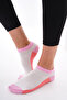 Colorful (Seamless) Colorful % Cotton Women's Socks, Breathable Anti-Sweat Soft Plain Booties Socks - 3