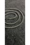 Knitted Cube Chain Men's Necklace and Bracelet 4mm Stainless Steel 60 cm - 20 cm - 3