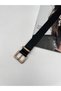 Antique Buckle Bridged Women's Belt, Coat Belt, Trouser Belt - 5