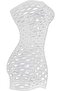 Silicone Fishnet Lingerie (White) - 3