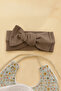 Handmade 3-Piece Gift Baby Set 100% Cotton Bib, Bandana and Socks - 4