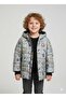 New Patterned Ka Hooded U and Windproof Boy's Coat with Fur Inside