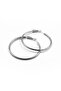 Elegant 4cm Silver Xuping Hoop Earrings |   Anti-Allergic and Bright Design