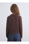 Vizyon New Season Polo Neck Diamond Patterned Women's Knitwear Sweater - 4