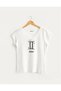 Gemini Zodiac Sign Designed Women's V-Neck 100% Cotton T-Shirt
