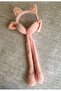 Plush Movable Playable Ears (with Sound) Children's Ear Warmer Protective Rabbit Earmuffs
