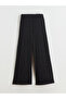 Elastic Waist Textured Women's Trousers - 5