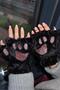 Plush Gloves with Paw Figure - 2