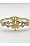 Steel Stone Clover Handcuff Bracelet - 3
