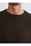 Crew Neck Men's Knitwear Sweater - 3
