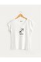 Women's V-Neck 100% Cotton T-Shirt with Sagittarius Design