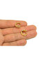 Zircon Stone Olive Branch Figured Earrings - 6