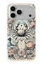 iPhone 18 Pro Max Compatible Transparent Phone Case with Cancer Zodiac Pattern