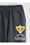 Anthracite Simba Printed Boy's Sweatshirt and Sweatpants 2-Piece Set - 7