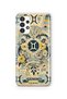 Samsung Galaxy A72 Compatible Gemini Patterned Transparent Phone Case