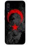 Xiaomi Mi A3 Compatible Turkish Flag Patterned Phone Case + Screen Protector - 5852