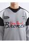 V-Neck Ford Printed Men's Sweatshirt - 3
