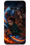 Galaxy S10E Compatible Anime Patterned Phone Case + Screen Protector - 5745