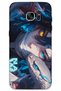 حافظة هاتف بنمط الرسوم المتحركة متوافقة مع هاتف Galaxy S7 Edge + واقي شاشة - 5748