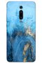 حافظة هاتف بنمط رخامي متوافقة مع هاتف Xiaomi Mi 9T + واقي شاشة - 5812