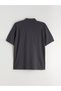 Create Your Style with Uzg Store Anthracite Plus Size Polo Neck Pique Men's T-Shirt - 6