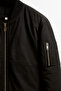 Unisex Oversized New Season Double Pocket Black Bomber Jacket - 3