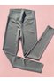 Women's Sports Suit |   Shaping / Sculpting Corded Fabric Leggings & Padded Crop – Green - 3