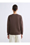 Özmarka New Season Stoned Oversized Women's Thick Sweatshirt - 4