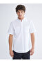 Ozmarka New Season Regular Fit Short Sleeve Men's Textured Shirt