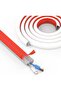 Azonee Wall Cord Hider Self-Adhesive Wire Cover Raceway Cable Management Kit for Walls Flexible PVC