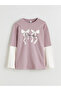 Esvab • Modern & Distinctive Zero Roba Collar Bowknot Printed Girls' T-Shirt - 4