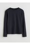 Two Mt Shop Quality Lcw Modest Black Combed Cotton Plain Super Skinny & Extra Slim Long Sleeve Women's Bodysuit - 6