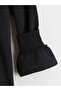 Black Crew Neck Stone Women's Thick Sweatshirt - 6