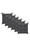 Garden Chairs 6 pcs with Cushions Solid Teak Wood - 6