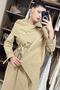 Prive Series Shawl Detail Trench Coat 6P042 - 5