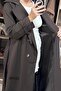 Prive Series Shawl Detail Trench Coat 6P042 - 5