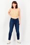 Women Super Skinny Fit Washed Denim Jeans, Blue - 4
